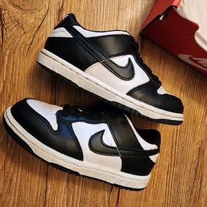 Nike panda dunks 9c used with og box